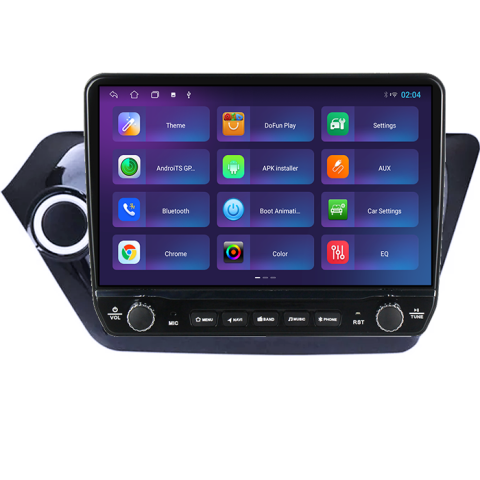 Navigatie dedicata Kia RIO 2011-2015 Tesla cu butoane rotative model 2024, 4GB RAM 64GB ROM, Procesor Quadcore, Android 14, Display QLED 10", DSP, Carplay&Android Auto [3]