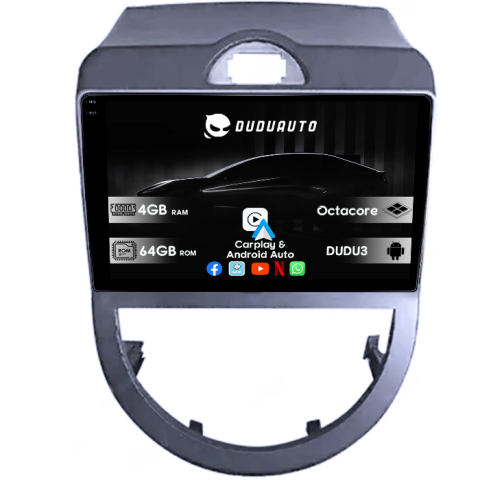 Soul 2010-2013 - Navigatie dedicata Kia Soul 2010-2013, DUDU3, 4GB RAM 64GB ROM, Octacore, Platforma 8581, Android, Display QLED 9", DSP, Carplay&AndroidAuto