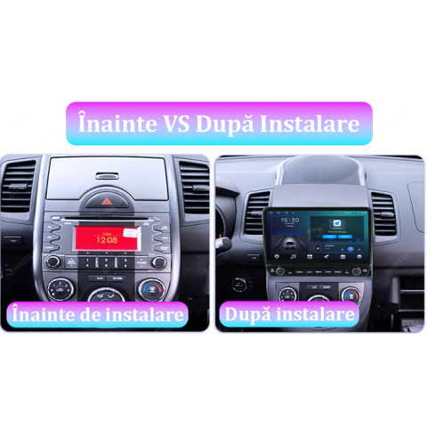 Navigatie dedicata Kia Soul 2010-2013 Tesla cu butoane rotative model 2024, 4GB RAM 64GB ROM, Procesor Quadcore, Android 14, Display QLED 10", DSP, Carplay&Android Auto [6]