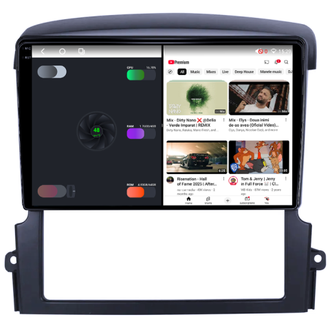 Navigatie dedicata Kia Sorento 2002-2011, 4GB RAM 32GB ROM, Octacore, Android 14, Display QLED 1K 9", DSP, Carplay&Android Auto, SIM 4G, Bluetooth, Ventilator Activ [2]