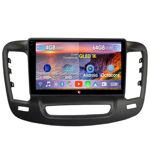 200 - Navigatie dedicata Chrysler 200, 4GB RAM 64GB ROM, Octacore, Android 14, Display QLED 9", DSP, Carplay&Android Auto, SIM 4G, Ventilator Activ