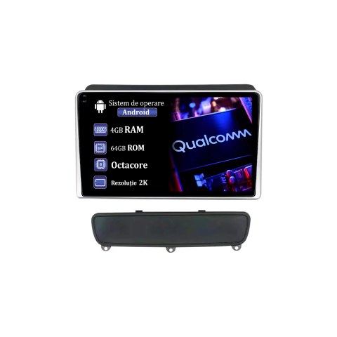 Navigatii Dedicate - Navigatie dedicata Kia Sorento 2012- 2021 B, 4GB RAM 64GB ROM, Procesor Qualcomm Octacore, Android 14, Rezolutie 2K, Display QLED 9", DSP, Carplay&Android Auto, SIM