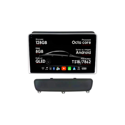 Navigatii Dedicate - Navigatie dedicata Kia Sorento 2012- 2021 B, 8GB RAM 128GB ROM, Octacore, Platforma TS18, Android 14, Display QLED 9", Suporta camera 360", DSP, Carplay&AndroidAuto