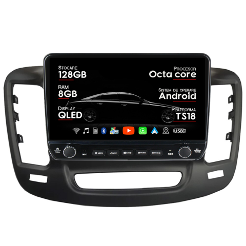 200 - Navigatie dedicata Chrysler 200 Tesla Cu Butoane Rotative Model 2024, ANDROID 13, 10 inch , 8+128GB, Internet, Aplicatii, Waze, GPS