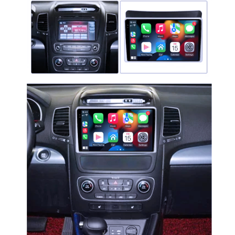 Navigatie dedicata Kia Sorento 2013-2014, 4GB RAM 64GB ROM, Procesor Qualcomm Octacore, Android 14, Rezolutie 2K, Display QLED 9", DSP, Carplay&Android Auto, SIM 4G [4]