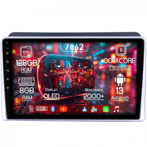 Kia - Navigatie dedicata Kia Sorento 2013-2014, 8GB RAM 128GB ROM, Octacore, Platforma 7862,Android 13, Display QLED 9”, Suporta camera 360º, DSP, Carplay&Android Auto, SIM 4G, Ventilator Activ