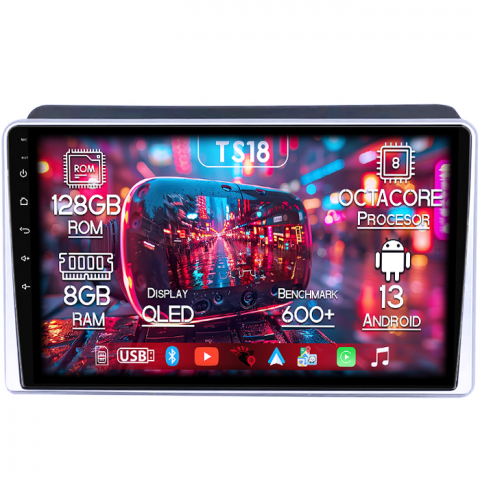 Kia - Navigatie dedicata Kia Sorento 2013-2014, 8GB RAM 128GB ROM, Octacore, Platforma TS18, Android 13, Display QLED 9”, Suporta camera 360º, DSP, Carplay&Android Auto, SIM 4G, Ventilator Activ