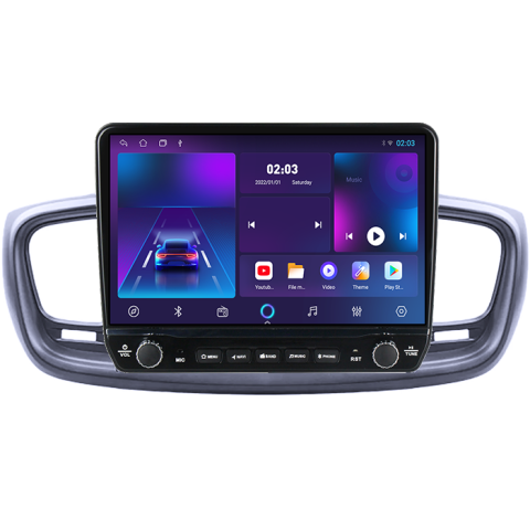 Navigatie dedicata Kia Sorento 2014-2017 Tesla cu butoane rotative model 2024, 4GB RAM 64GB ROM, Procesor Quadcore, Android 14, Display QLED 10", DSP, Carplay&Android Auto [4]
