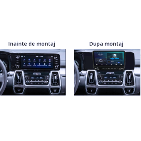 Navigatie dedicata Kia Sorento 2020+ Tesla cu butoane rotative model 2024, 4GB RAM 64GB ROM, Procesor Quadcore, Android 14, Display QLED 10", DSP, Carplay&Android Auto [6]