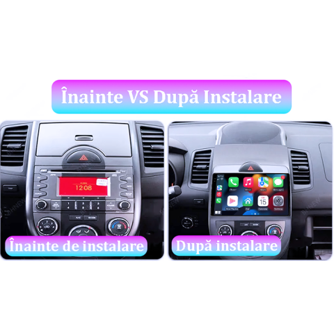 Navigatie dedicata Kia Soul 2010-2013, 4GB RAM 64GB ROM, Procesor Qualcomm Octacore, Android 14, Rezolutie 2K, Display QLED 9", DSP, Carplay&Android Auto, SIM 4G [6]