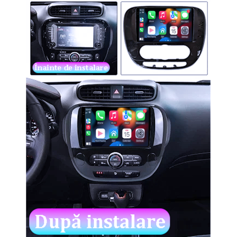 Navigatie dedicata Kia Soul 2013-2019, 4GB RAM 64GB ROM, Procesor Qualcomm Octacore, Android 14, Rezolutie 2K, Display QLED 9", DSP, Carplay&Android Auto, SIM 4G [4]