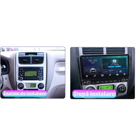 Navigatie dedicata Kia Sportage 2004-2007 Tesla cu butoane rotative model 2024, 4GB RAM 64GB ROM, Procesor Quadcore, Android 14, Display QLED 10", DSP, Carplay&Android Auto [6]