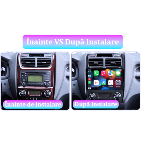 Navigatie dedicata Kia Sportage 2004-2010, 4GB RAM 64GB ROM, Procesor Qualcomm Octacore, Android 14, Rezolutie 2K, Display QLED 9", DSP, Carplay&Android Auto, SIM 4G [5]
