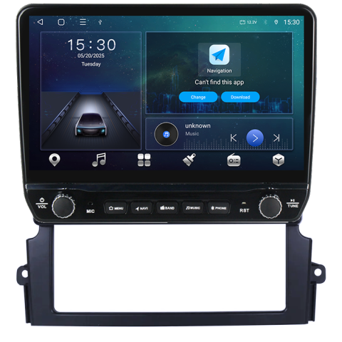 Navigatie dedicata Kia Sorento 2002-2011 Tesla cu butoane rotative model 2024, 4GB RAM 64GB ROM, Procesor Quadcore, Android 14, Display QLED 10", DSP, Carplay&Android Auto [5]