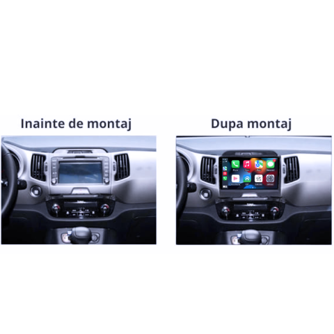 Navigatie dedicata Kia Sportage, 4GB RAM 64GB ROM, Procesor Qualcomm Octacore, Android 14, Rezolutie 2K, Display QLED 9", DSP, Carplay&Android Auto, SIM 4G [4]