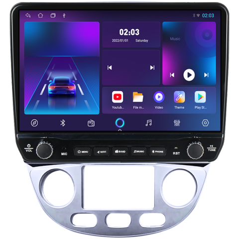 Navigatie dedicata Lacetti Excelle Tesla cu butoane rotative model 2024, 4GB RAM 64GB ROM, Procesor Quadcore, Android 14, Display QLED 10", DSP, Carplay&Android Auto [10]