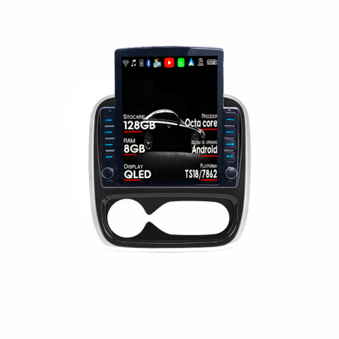 Navigatii Dedicate - Navigatie dedicata Renault Trafic 3 Tesla Style, Android, 9.7 inch , 8+128GB, Internet, Aplicatii, Waze, GPS