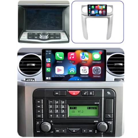 Navigatie dedicata Land Rover Discovery 3 2004-2005, 4GB RAM 64GB ROM, Procesor Qualcomm Octacore, Android 14, Rezolutie 2K, Display QLED 9", DSP, Carplay&Android Auto, SIM 4G [4]
