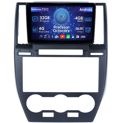 Land Rover - Navigatie dedicata Land Rover Freelander 2 2006-2012 , 4GB RAM 32GB ROM, Octacore, Android 14, Display QLED 1K 9", DSP, Carplay&Android Auto, SIM 4G, Bluetooth, Ventilator Activ