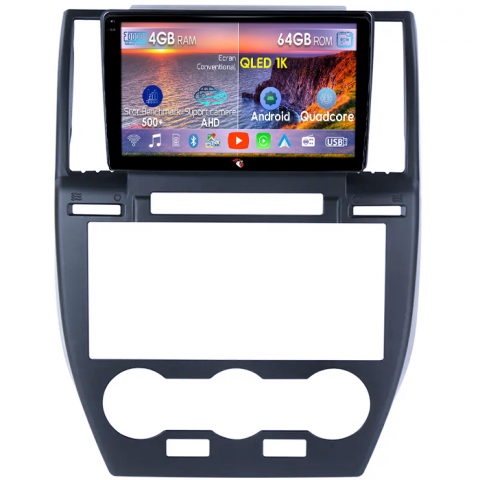 Rover Freelander 2 2006-2012 - Navigatie dedicata Land Rover Freelander 2 2006-2012, 4GB RAM 64GB ROM, Octacore, Android 14, Display QLED 1K 9", Carplay&Android Auto, SIM 4G, Ventilator Activ