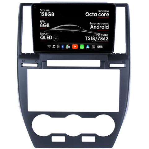 Freelander (2007-2012) - Navigatie dedicata Land Rover Freelander 2 2006-2012, 8GB RAM 128GB ROM, Octacore, Platforma TS18, Android 13, Display QLED 9”, Suporta camera 360º, DSP, Carplay&Android Auto, SIM 4G, Ventilator Activ