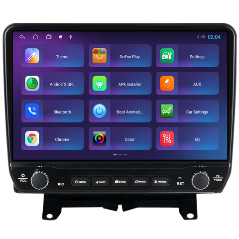 Navigatie dedicata Land Range Rover Tesla cu butoane rotative model 2024, 4GB RAM 64GB ROM, Procesor Quadcore, Android 14, Display QLED 10", DSP, Carplay&Android Auto [3]