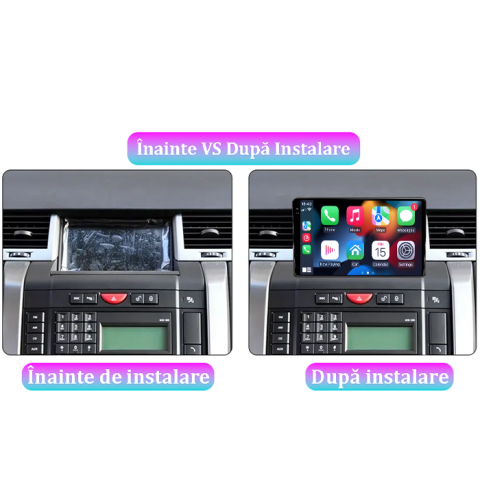 Navigatie dedicata Land Rover /Range Rover Sport 2005-2010, 4GB RAM 64GB ROM, Procesor Qualcomm Octacore, Android 14, Rezolutie 2K, Display QLED 9", DSP, Carplay&Android Auto, SIM 4G [4]