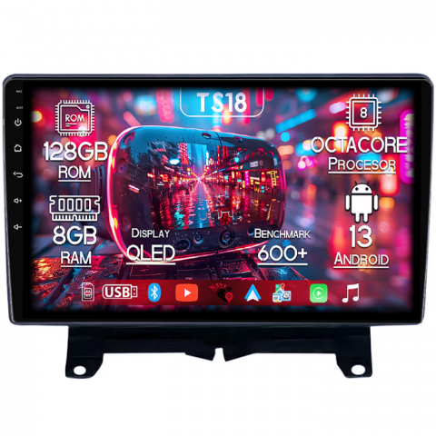 Land Rover - Navigatie dedicata Land Rover /Range Rover Sport 2005-2010, 8GB RAM 128GB ROM, Octacore, Platforma TS18, Android 13, Display QLED 9”, Suporta camera 360º, DSP, Carplay&Android Auto, SIM 4G, Ventilator