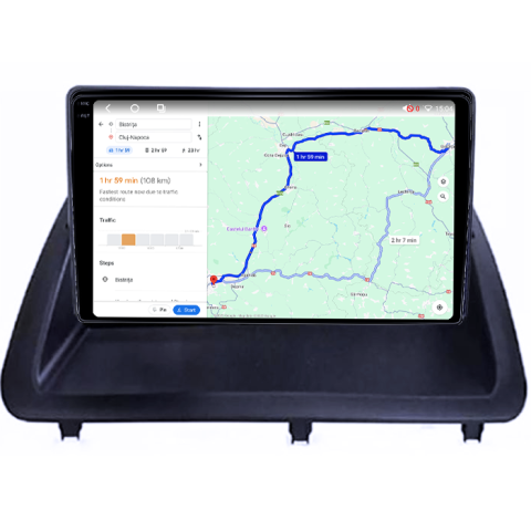 Navigatie dedicata Lexus CT200H 2011-2018, 4GB RAM 32GB ROM, Octacore, Android 14, Display QLED 1K 9", DSP, Carplay&Android Auto, SIM 4G, Bluetooth, Ventilator Activ [3]