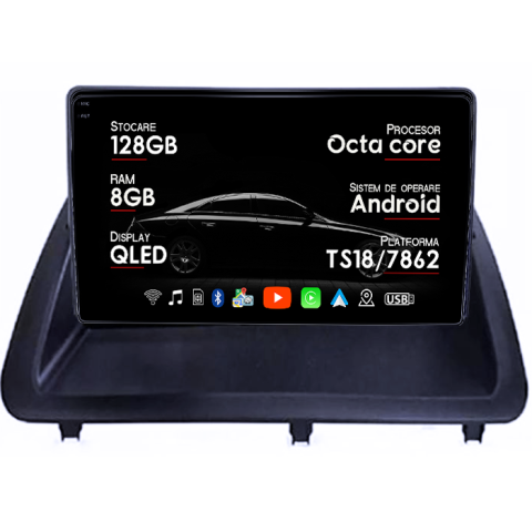 CT200H 2011-2018 - Navigatie dedicata Lexus CT200H 2011-2018, 8GB RAM 128GB ROM, Octacore, Platforma TS18, Android 14, Display QLED 9â, Suporta camera 360Âş, DSP, Carplay&Android Auto, SIM 4G, Ventilator Activ