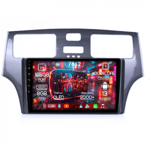Lexus - Navigatie dedicata Lexus ES250 2001-2006, 8GB RAM 128GB ROM, Octacore, Platforma 7862, Android 13, Display QLED 9”, Suporta camera 360º, DSP, Carplay&Android Auto, SIM 4G, Ventilator Activ