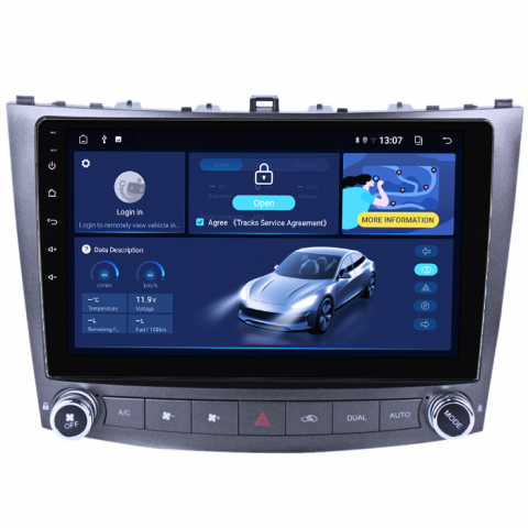 Navigatie dedicata Lexus IS250 2005-2013, 8GB RAM 128GB ROM, Octacore, Platforma TS18, Android 14, Display QLED 9”, Suporta camera 360º, DSP, Carplay&Android Auto, SIM 4G, Ventilator Activ [1]