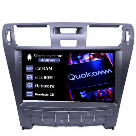 LS460/LS600 2006-2011 - Navigatie dedicata Lexus LS460/LS600 2006-2011,8GB RAM 256GB ROM, Procesor Qualcomm Octacore, Android 14, Rezolutie 2K, Display QLED 10", DSP, Carplay&Android Auto, SIM 