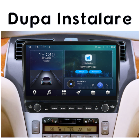 Navigatie dedicata Lexus RX300/330/350/400H 2003-2009 Tesla cu butoane rotative model 2024, 4GB RAM 64GB ROM, Procesor Quadcore, Android 14, Display QLED 10", DSP, Carplay&Android Auto [3]