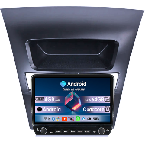 Navigatii Dedicate - Navigatie dedicata Mazda BT-50 2011-2020 Tesla cu butoane rotative model 2024, 4GB RAM 64GB ROM, Procesor Quadcore, Android 14, Display QLED 10", DSP, Carplay&Android Auto
