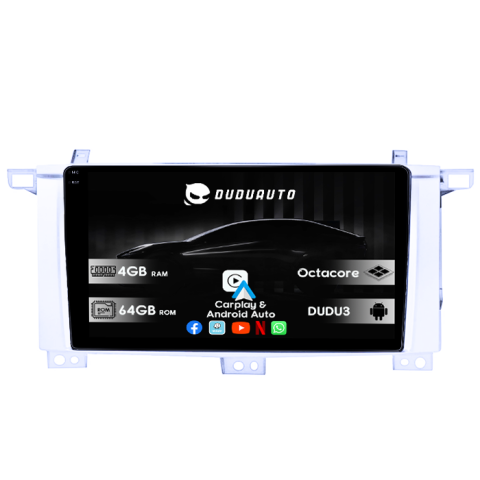 Land Cruiser 100 1998-2007 - Navigatie dedicata Toyota Land Cruiser 2005, DUDU3, 4GB RAM 64GB ROM, Octacore, Platforma 8581, Android, Display QLED 9", DSP, Carplay&AndroidAuto