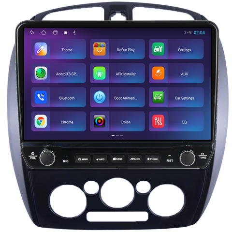 Navigatie dedicata Mazda 323 Tesla cu butoane rotative model 2024, 4GB RAM 64GB ROM, Procesor Quadcore, Android 14, Display QLED 10", DSP, Carplay&Android Auto [3]