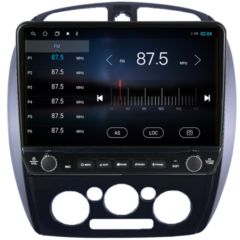 Navigatie dedicata Mazda 323 Tesla cu butoane rotative model 2024, 4GB RAM 64GB ROM, Procesor Quadcore, Android 14, Display QLED 10", DSP, Carplay&Android Auto [2]