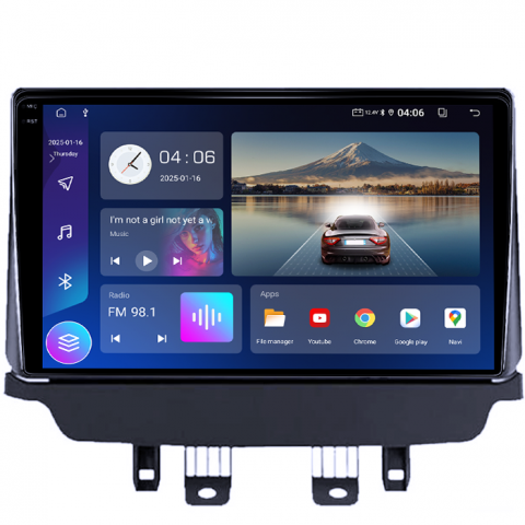 Navigatie dedicata Mazda 2 CX 3 2014-2019, 4GB RAM 64GB ROM, Quadcore, Android 14, Display QLED 1K, 9", DSP, Carplay&Android Auto, Suport camere AHD [3]