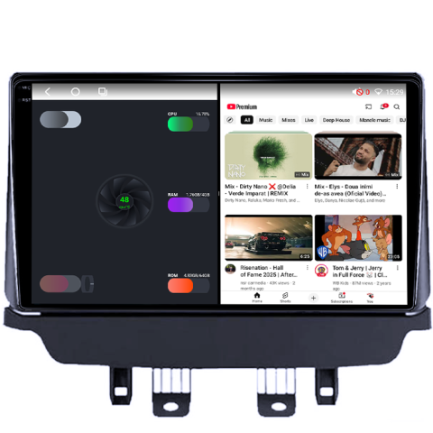 Navigatie dedicata BMW X3 E83 2004-2012, 8GB RAM 128GB ROM, Octacore, Platforma TS18, Android 14, Display QLED 9", Suporta camera 360", DSP, Carplay&Android Auto, SIM 4G, Ventilator Activ [4]