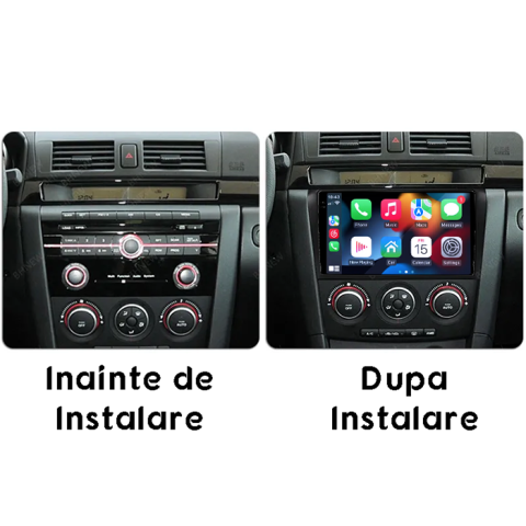 Navigatie dedicata Mazda 3 2004-2009, 4GB RAM 64GB ROM, Procesor Qualcomm Octacore, Android 14, Rezolutie 2K, Display QLED 9", DSP, Carplay&Android Auto, SIM 4G [6]