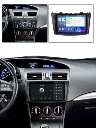 Navigatie dedicata Mazda 3 2010-2012, 4GB RAM 32GB ROM, Octacore, Android 14, Display QLED 1K 9", DSP, Carplay&Android Auto, SIM 4G, Bluetooth, Ventilator Activ [3]