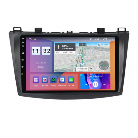 Navigatie dedicata Mazda 3 2010-2012, 8GB RAM 128GB ROM, Octacore, Platforma 7862, Android 14, Display QLED 9”, Suporta camera 360º, DSP, Carplay&Android Auto, SIM 4G, Ventilator Activ [2]