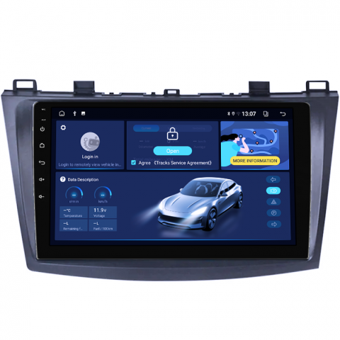 Navigatii 2GB RAM - (Resigilata) Navigatie dedicata Mazda 3 2013-2016, 2GB RAM 32GB ROM, Quad Core, Display 9" IPS Full HD, Carplay&Android Auto, Android 14, Suport camere AHD