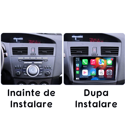 Navigatie dedicata Mazda 3 2013-2016, 4GB RAM 64GB ROM, Procesor Qualcomm Octacore, Android 14, Rezolutie 2K, Display QLED 9", DSP, Carplay&Android Auto, SIM 4G [4]