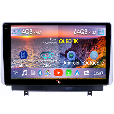 Mazda 3 2020+ - Navigatie dedicata Mazda 3 2020+, 4GB RAM 64GB ROM, Octacore, Android 14, Display QLED 9", DSP, Carplay&Android Auto, SIM 4G, Ventilator Activ