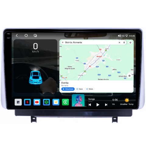 Navigatie dedicata Mazda 3 2020+, 4GB RAM 64GB ROM, Procesor Qualcomm Octacore, Android 14, Rezolutie 2K, Display QLED 9", DSP, Carplay&Android Auto, SIM 4G [1]