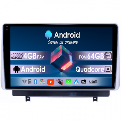 Mazda - Navigatie dedicata Mazda 3 2020+, 4GB RAM 64GB ROM, Quadcore, Android 14, Display QLED 1K, 9", DSP, Carplay&Android Auto, Suport camere AHD