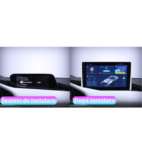Navigatie dedicata Mazda 3 2020+, 8GB RAM 128GB ROM, Octacore, Platforma TS18, Android 14, Display QLED 9”, Suporta camera 360º, DSP, Carplay&Android Auto, SIM 4G, Ventilator Activ [2]