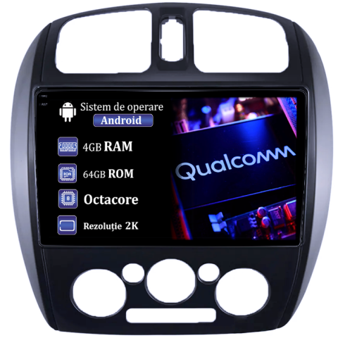 Mazda 323 - Navigatie dedicata MAZDA 323, 4GB RAM 64GB ROM, Procesor Qualcomm Octacore, Android 14, Rezolutie 2K, Display QLED 9", DSP, Carplay&Android Auto, SIM 4G